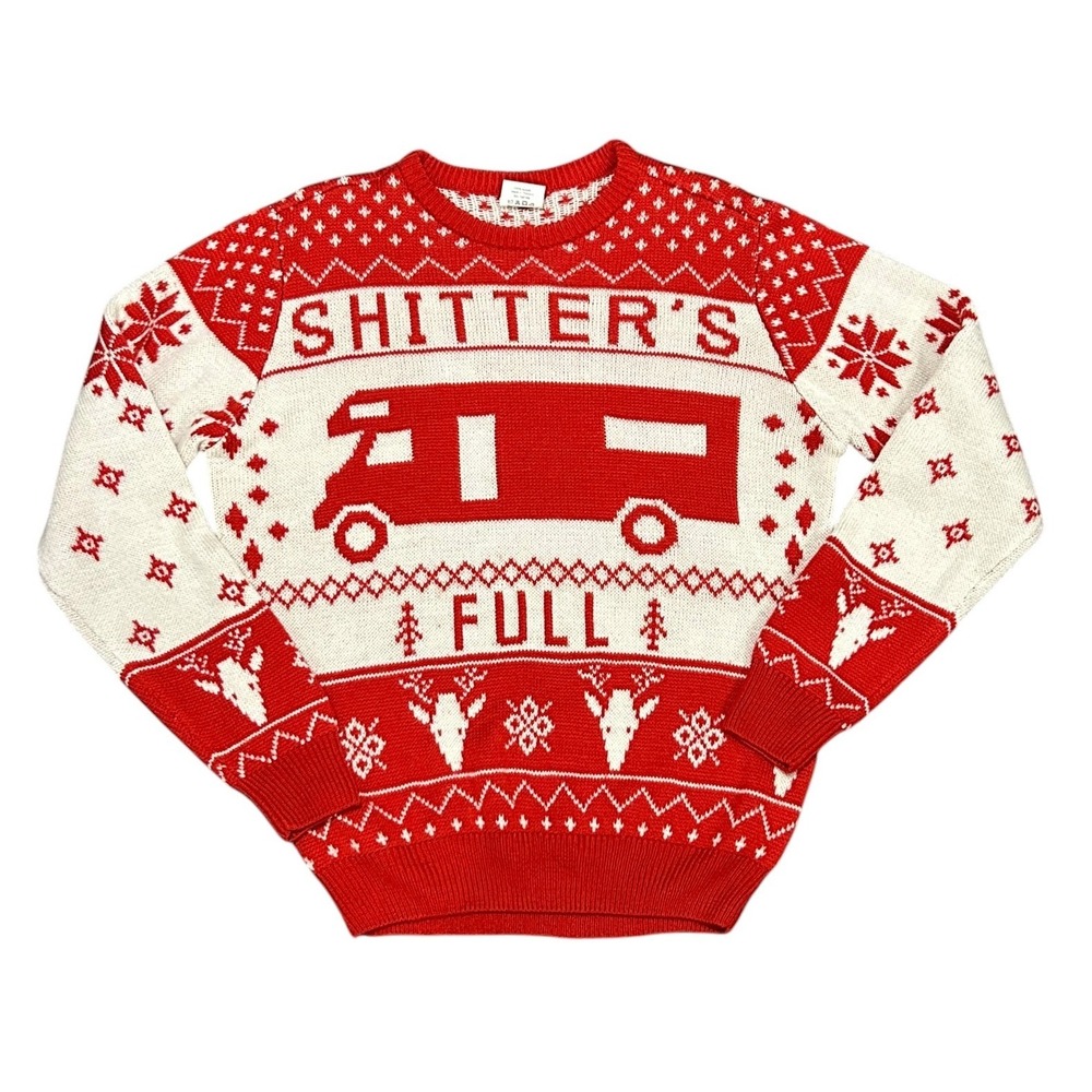 National Lampoon Christmas Vacation Shitter's Full Sweater Large